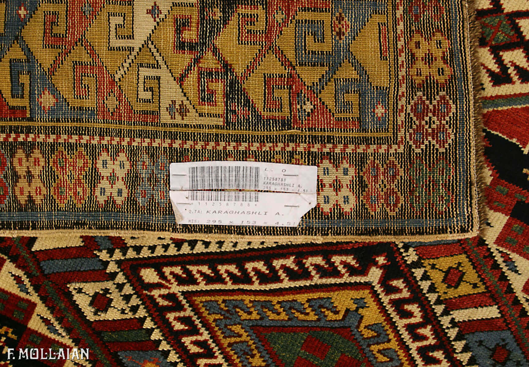 Tappeto di Azerbaigian Antico Karaghashli n°:11258788